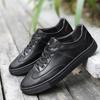 Модные Роскошные Мужские Повседневные Кожаные Кроссовки 2024 Тренд Платформа Вулканизированная Обувь Уличная Противоскользящая Натуральная Кожа Tenis Masculinos Обувь