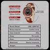 LIGE 2025 Creative Men Watch Fashion Roulette Dial Waterproof Luminous Men's Quartz Watch