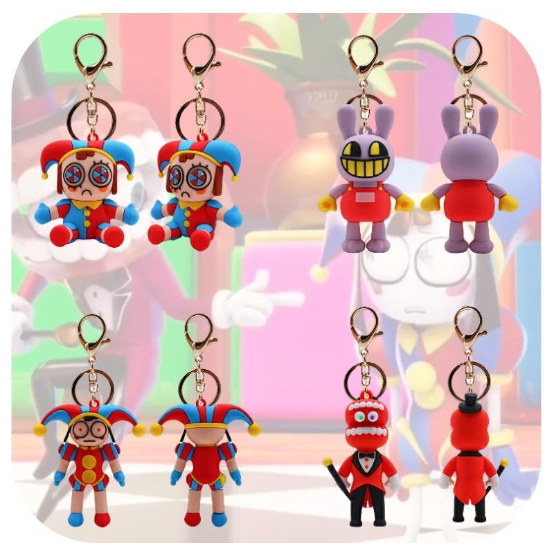 Удивительный цифровой цирк Силиконовый брелок-подвеска Идеально подходит для подарка на дни рождения, выпускные и многое другое!