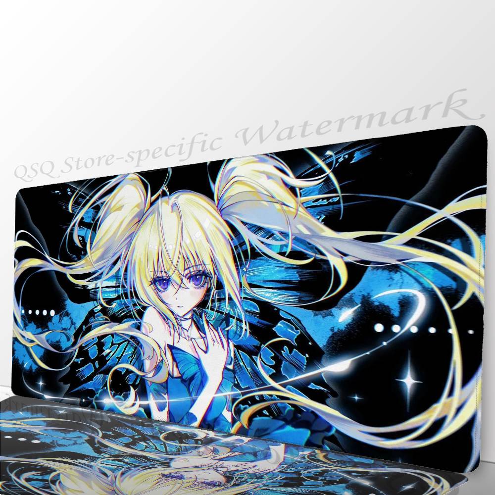 Хошина Утау Анимация S-shugo Chara Коврик для мыши Коврик для стола С подкладкой Игровые аксессуары Prime Gaming XXL Коврик для клавиатуры Коврик