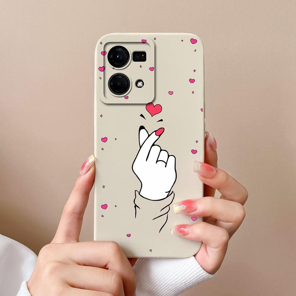 For Oppo F21 F21S Pro 4G 5G Phone Case New Fashion Liquid Silicone Camera Protection Back Cover For Oppo F 21 S Pro Funda Bumper