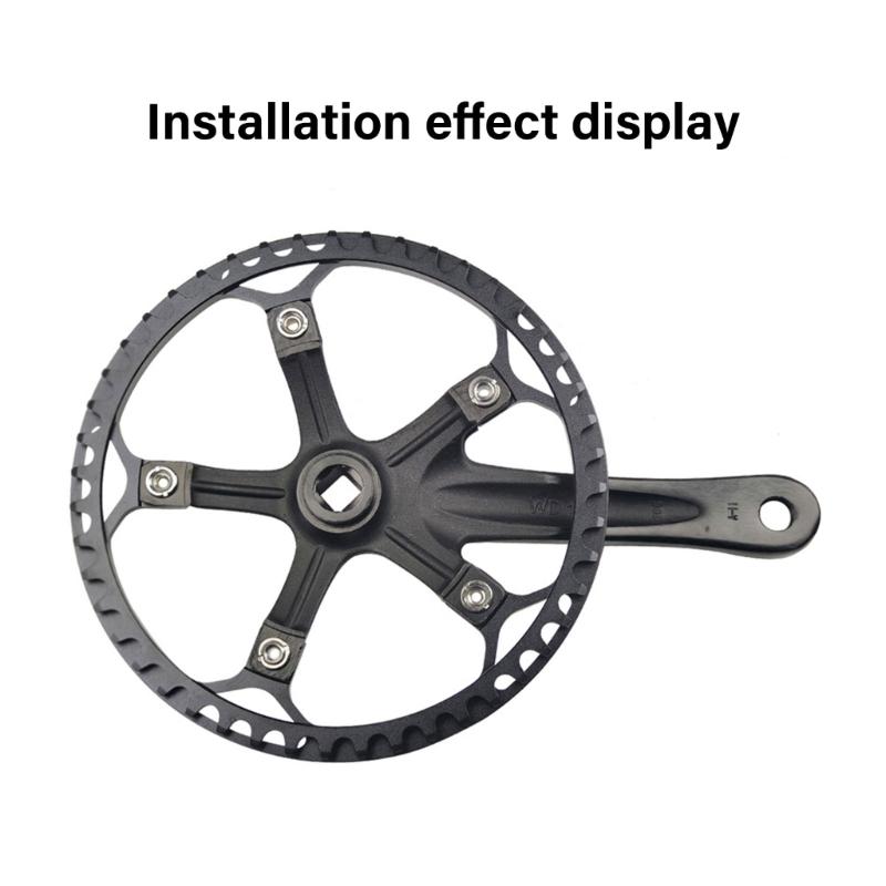 Горизонтальные шатуны велосипеда Правый Левый Шатунный механизм Велосипед Шатуны для модернизации центрального двигателя