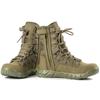 Outdoor Men Desert Combat Boots Training Boots Wear-resistant Military Boots Lightweight Hiking Shoes Male Middle Calf Boot