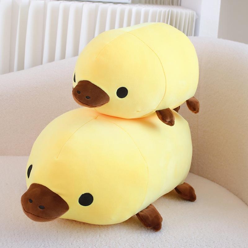 Cute Soft Lying Platypus Throw Pillow Plush Toy Doll Home Pillow Cushion Girl Soothing Doll