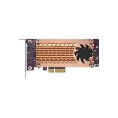 Адаптер M.2 на PCI - QNAP SYSTEMS - QM2-2S-220A - Золотой - PCIe 2.0 - M.2 22110/2280