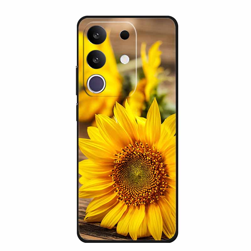 Чехол для телефона Vivo Y300t 5G Y 300 t Чехол Черный Силиконовый Мягкий Задний Чехол Для Vivo iQOO Z10x T4x 5G Y29 4G Чехол Z 10 x Y 29