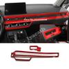 For Honda Civic 11th Gen   ABS Interior front dashboard Air Condition Switch Outlet Frame Central Control Strip trim