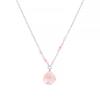 Collier - Zoqoyi - Alliage Rhodié - Quartz Hydrothermal Rose - Taille Unique - Doré Rose