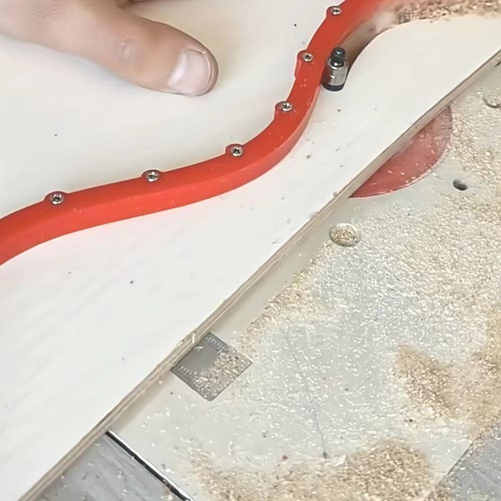 Регулируемая форма контурная деревообрабатывающая профилирующая планка фиксированный контур сложной формы