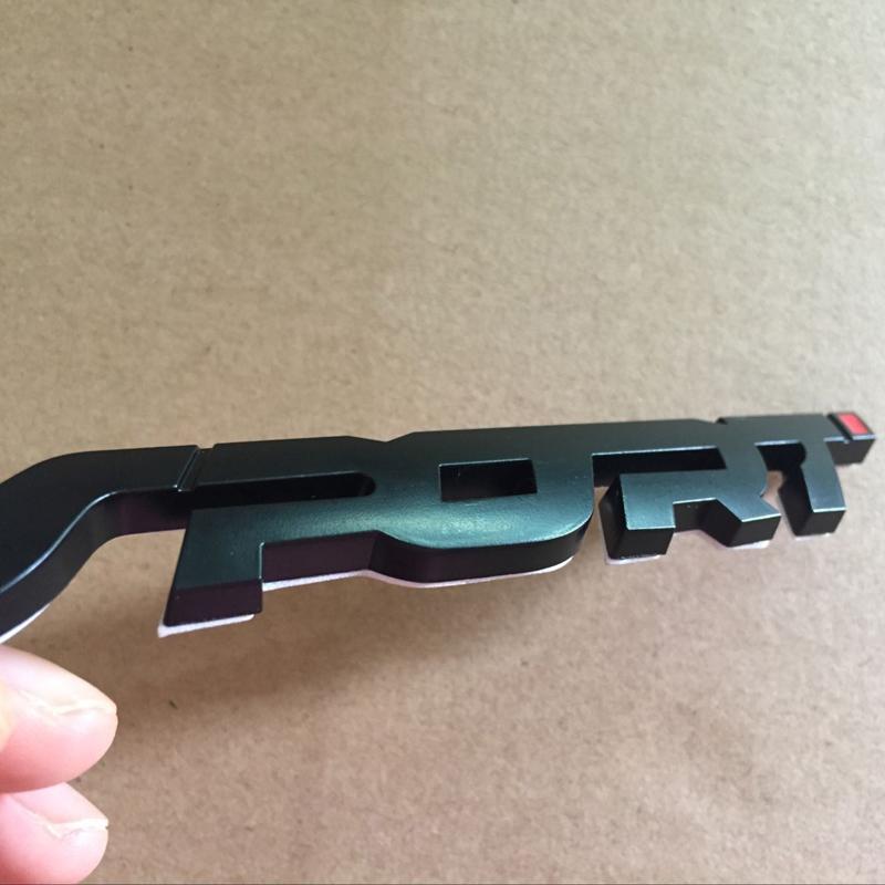 3D спортивный значок на боковое крыло, металлическая эмблема на задний багажник для Ford Mondeo Focus 2 3 MK2 Fiesta Kuga Ecosport