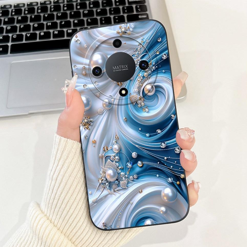 Для Honor Magic 5 Lite 7 Lite 6Lite Чехол-бампер Magic 7 7Pro Задняя крышка Мультяшные животные Кролик Кошка Чехол для телефона Мягкий силикон Capa