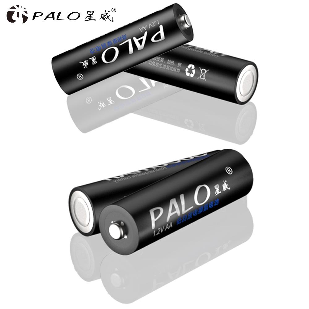 PALO 8pcs AA Battery 1.2v Ni-mh 3000mah 2A Battery for Toys Camera Microphone MP3/mp4 Player Free Combination Multi-function Battery