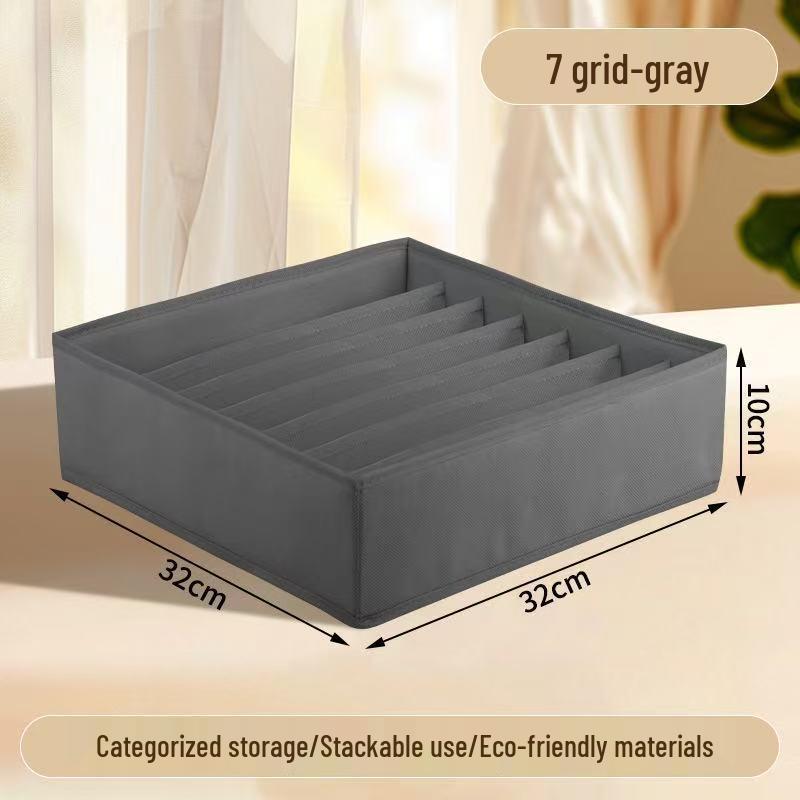 Складной ящик для хранения нижнего белья и носков с разделителями – Органайзер для ящика для бюстгальтеров и трусиков