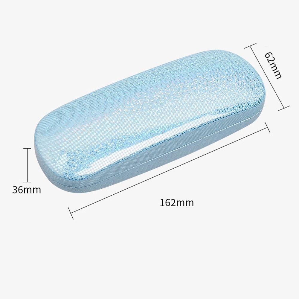 Student PU Pearlescent Men Women Storage Box Sunglasses Box Eyewear Protector Reading Glasses Case