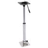Boat Seat Pedestal Adjustable 21.65in to 29.53in Riser Base Stainless Steel Removable Boat Post Base Kit