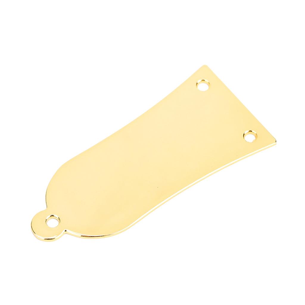 Металлическая крышка анкерного стержня с 3 отверстиями и винтами для замены гитары или бас-гитары(Золото)