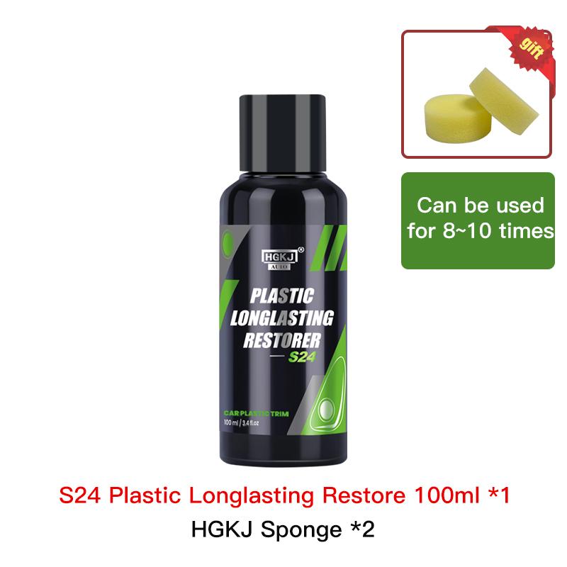 Автомобильный пластиковый реставратор Back To Black More Gloss Car Cleaning Products Пластиковый долговечный восстанавливающий ремонтный слой Renovator S24