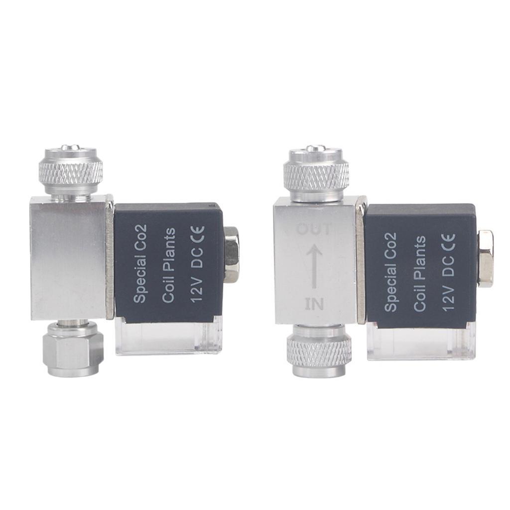 CO2 Electric Solenoid Valve Valve Kit for Aquarium Planted Tank