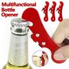 4PCS Portable Multifunctional Bottle Opener Stainless Steel Safety Side Cut Manual Can Opener Ergonomic Can Opener Kitchen Tools