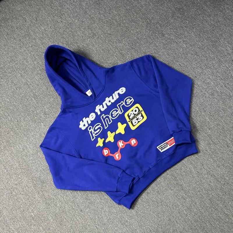 Сет Худи Broken Planet Streetwear С 3D Объемным Принтом Свободный Крой Хлопковая Толстовка Мужская