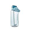 Large Capacity Transparent Water Bottle with Straw and Scale - Portable Sports Cup