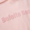 Womens Oversized Hooded Sweatshirt With Embroidered Letters Casual Korean Style Long Sleeve Top