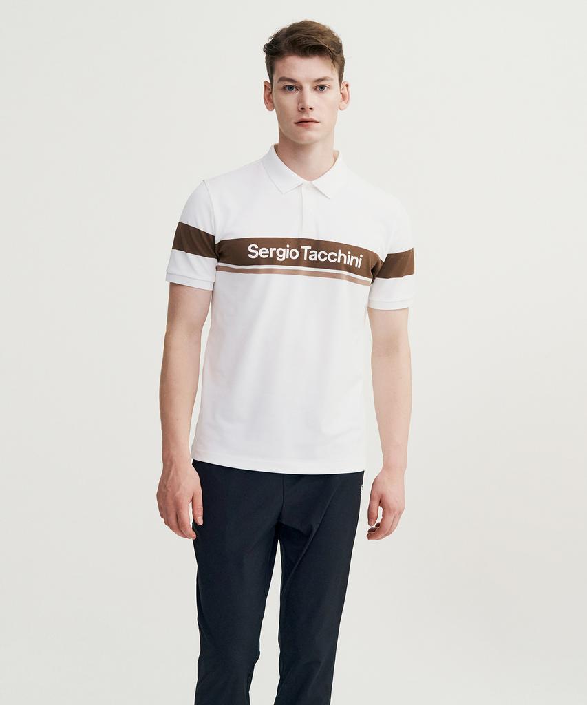 Мужская футболка-поло с коротким рукавом SERGIO TACCHINI M Goat Damarindo