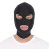 Маска на всю голову «Черное предзнаменование», с отверстием для рта, 2 размера (Большой, 3 отверстия, Черный, Размер L) для мужчин и женщин (bs603-3-l-bk)