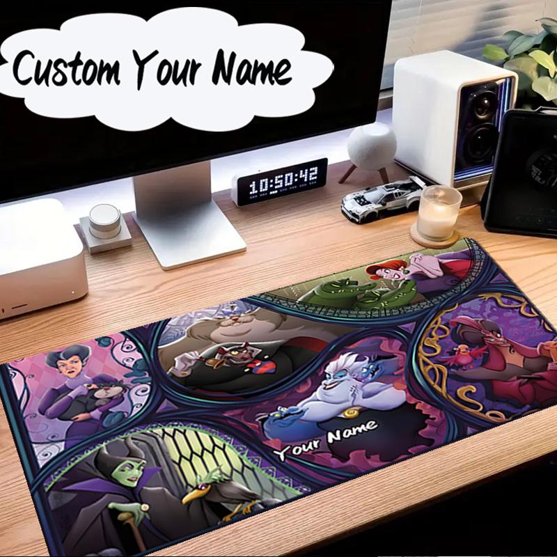Custom Name Mouse pad Evil Queens Collage Mouse Pad Desk Mat, Non-Slip Rubber Backer Pad For Computer Notebook Gaming Mouse Pad Birthday Gift