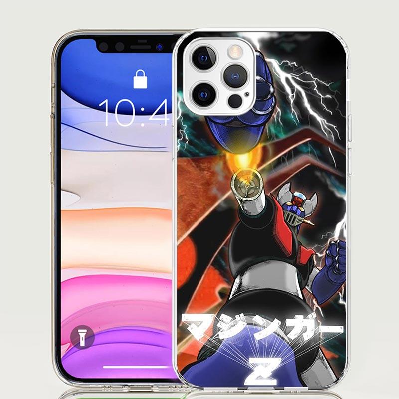 Чехол для телефона Manga Mazinger Z Anime для iphone 17 Air 16 15 14 13 Mini 12 11 Pro Max 16E 7 Plus 8 + SE 2020 Тренд Funda 16 1