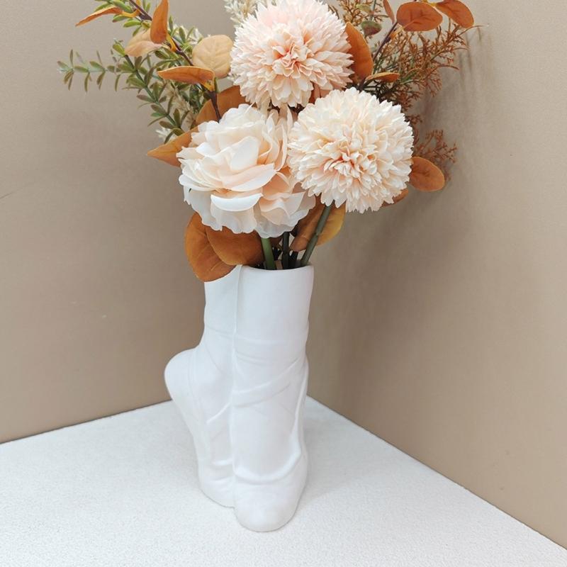 Смолы Формы в форме балетной туфельки для изготовления вазы, настольных украшений, рождественского подарка, силиконовые формы в форме балетной пуанты