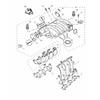 Inlet manifold gasket / Intake O Ring / Seal part For Chinese SAIC MG ROEWE 750 2.5L V6 Engine Auto car motor part LKJ100992