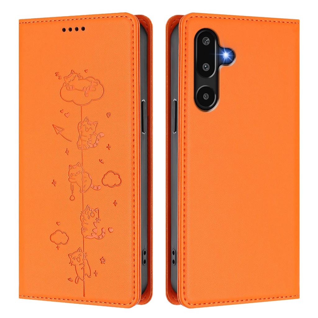 Luxury Magnetic Flip Wallet Leather Phone Cover Case for Samsung Galaxy F62 F54 F42 F34 F23 F16 F14 F06 F05 F04