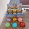 Игрушка-антистресс Глиттерный Сквиши Пельмешек Кавайный Паровой Пирожок со Пароваркой Мягкий ТПР Сквиши для Детей Взрослых Снятие Тревоги