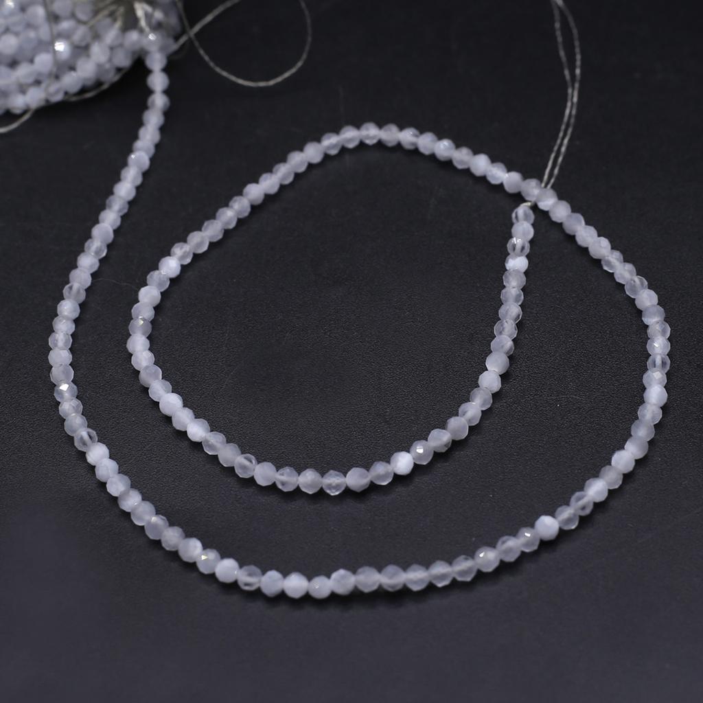 1 нить, граненые бусины из натурального камня, модные опаловые бусины-разделители для изготовления ювелирных изделий, DIY ожерелья, браслеты, подвесные декоративные аксессуары 38 см