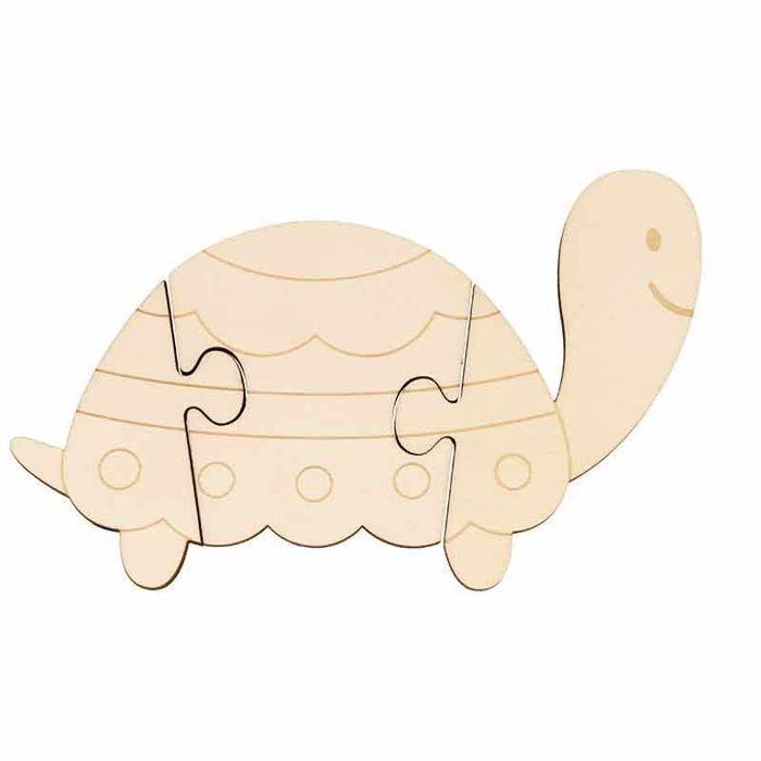 Puzzle To Decorate - Wood - Set of 4 - Mixed - Child - Customizable