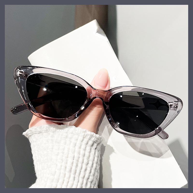Модные солнцезащитные очки «кошачий глаз» для женщин, винтажные оттенки UV400, брендовые дизайнерские модные очки для женщин