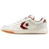 Pro Blaze Classic Comfortable and Versatile Wear-resistant Low-top Skate Shoes Unisex Cream White and Red