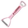 3-in-1 Kitchen Peeler Fruits Vegetables With Bottle Opener Stainless Steel PP Handle Modern Minimalist Tool