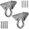 Heavy Duty Swing Hanger Stainless Steel Swing Hooks Ceiling Mount Swing Hardware for Porch Swing Set Hammock Chair Heavy Bag Yoga Silk