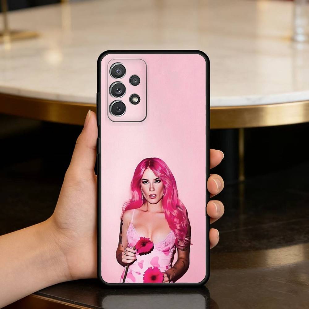 Чехол для телефона Beauty Singer H-Halsey из мягкого силикона, черный, для Samsung Galaxy A73, A72, A71, A70, A53, A52, A51