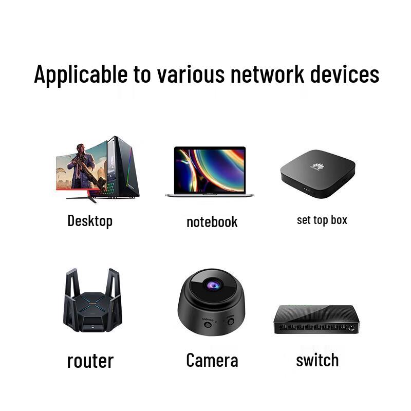 SAMZHE Cat6A Gigabit Ethernet Network Cable