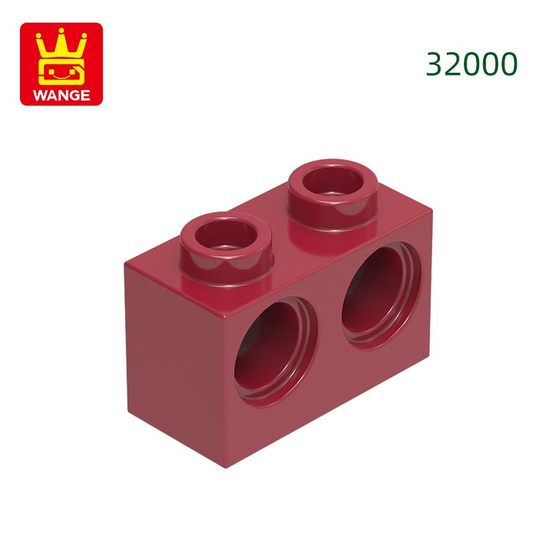 Нетоксичный 100 г 140 шт./лот 32000 1x2 с 2 отверстиями Строительный блок Детали Moc Совместимые с Brick Diy Детский подарок Конструктор Подарочная коробка