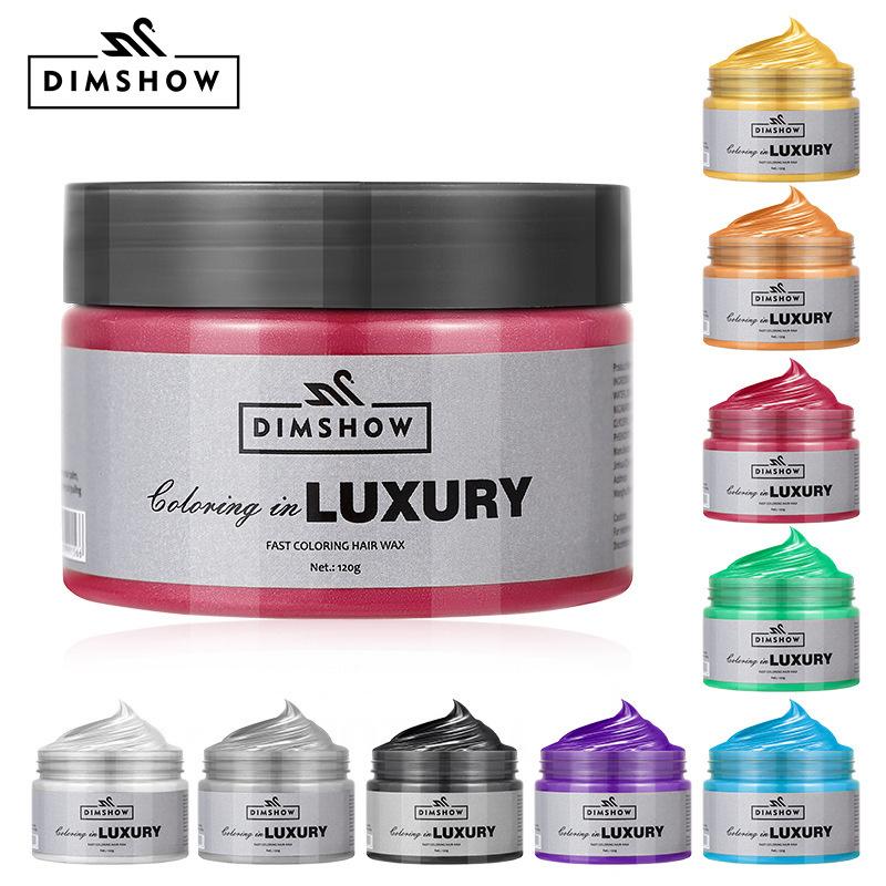 Одноразовый набор красок для окрашивания волос, воск, натуральный, красочный, удобный, безвредный, для окрашивания волос, 9 цветов на выбор