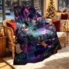 Custom Name Personalized Kpop Demon Hunter Print Blanket, Home Decor, Bedroom, Sofa, Camping, Couch, Gifts for Birthday Christmas