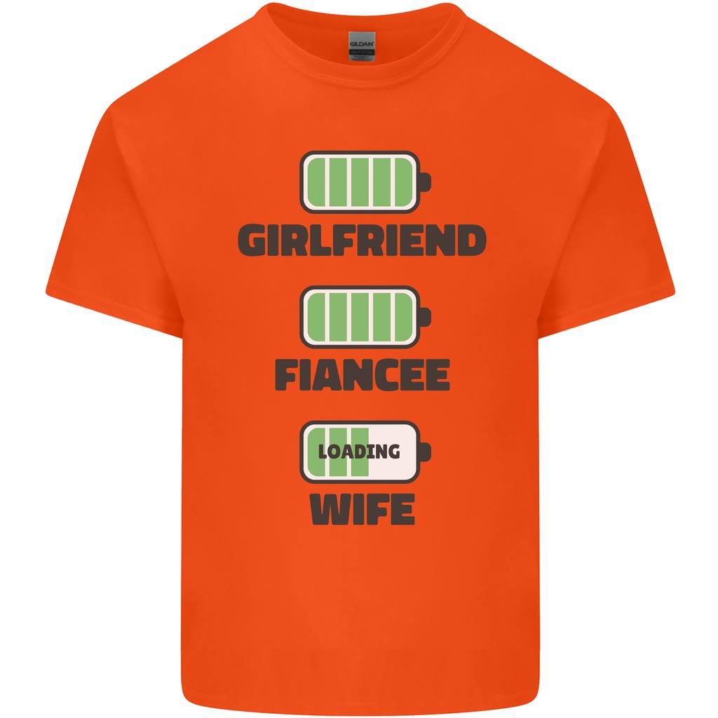 Girlfriend Fianc Wife Loading EngageUnisext Unisexs Light Cotton TShirt