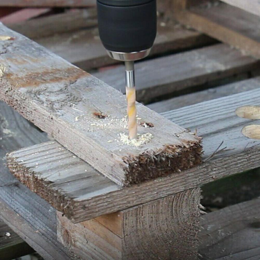 1/4 дюйма твердосплавное сверло с шестигранным хвостовиком, 4 шт., инструмент для ручной работы