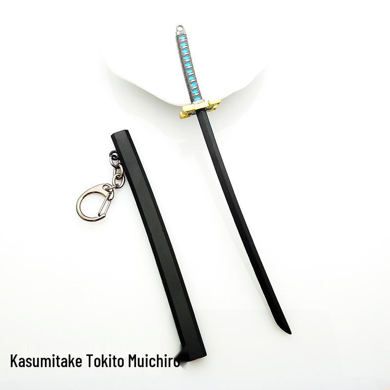 Demon Slayer Keychain: Kamado Tanjiro Nichirin Sword - Water, Insect, Flame Pillar Weapon Model Pendant