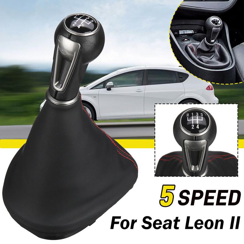 Для Seat Leon II 2005-2012/Seat Toledo III 2004-2009 автомобилей 5/6 скоростной автомобильный рычаг переключения передач ручка с кожаным чехлом