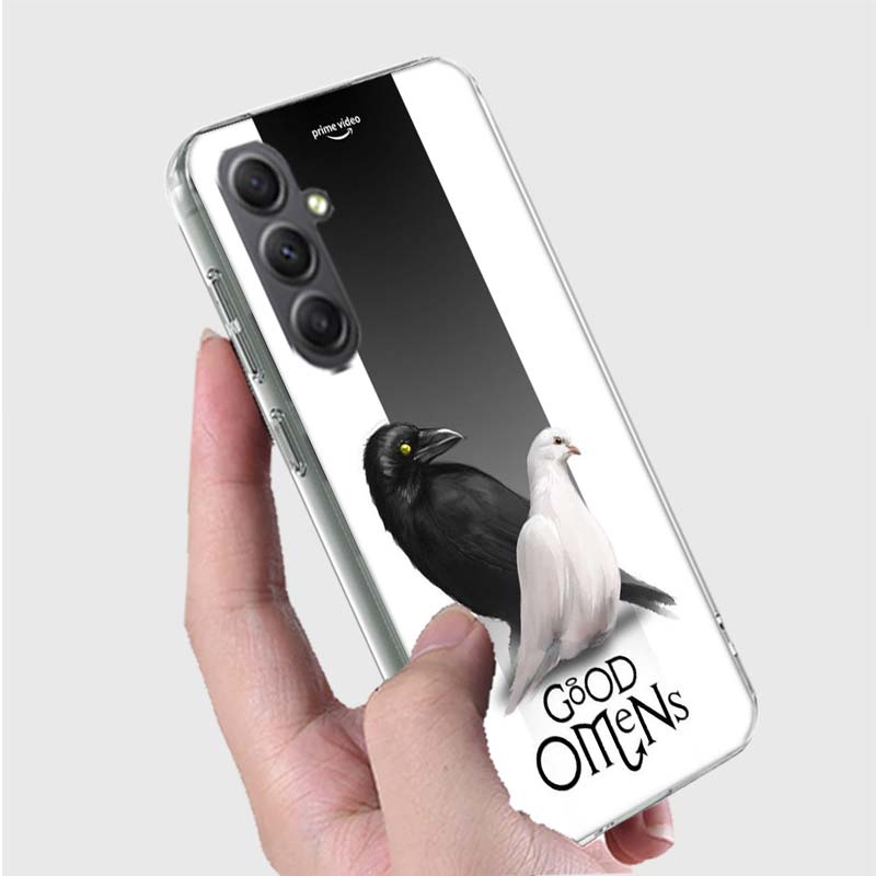 Good Omens TV Phone Case for Samsung A16 A26 A36 A56 A17 A37 A57 A07 A06 A02S A03 A04S A05S Galaxy Note 20 10 A50S A71 A51 A31 A